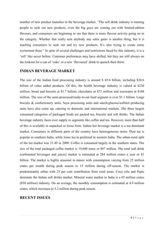             Graph 3.4: No. of respondents who consume soft drink on Different occasions 