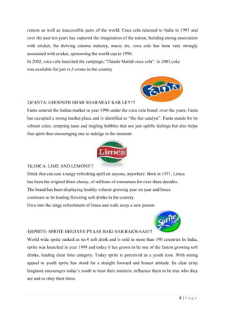 Data Analysis & Interpretation: It is concluded that 70% people consume fruit juice when they feel thirsty, 20% consume fruit juice without any reason and 10% people consume fruit juice during parties.