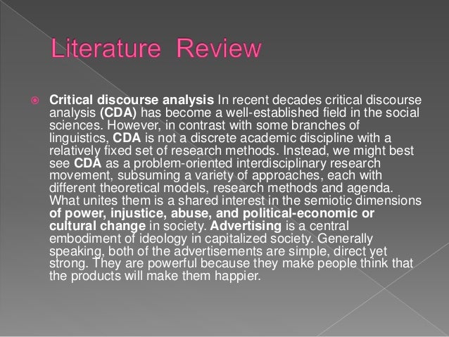 Critical Discourse Analysis - 