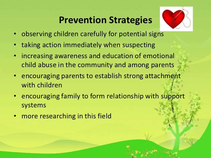 Research project emotional abuse