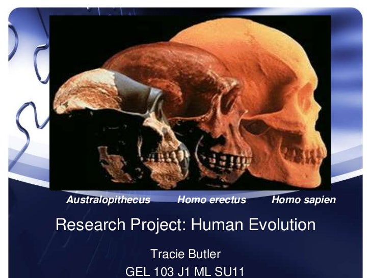 Research Project Human Evolution Research Project Human Evolution