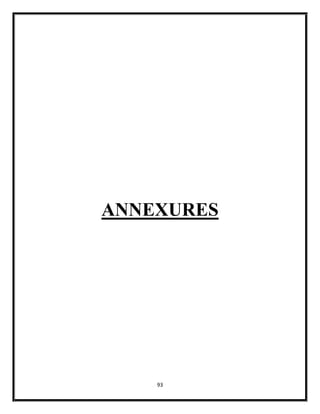 93
ANNEXURES
 