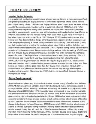 Research project on impulse buying behavior (1) | DOCX