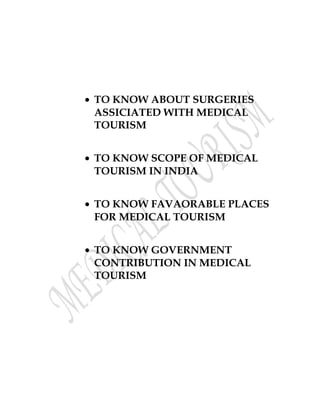 Research project on medical tourism | DOC