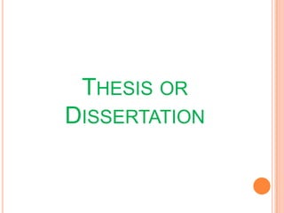 THESIS OR
DISSERTATION
 