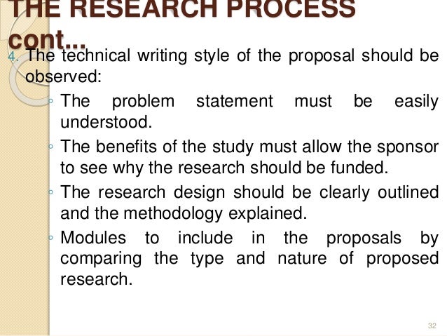 Benefits of writing a research proposal