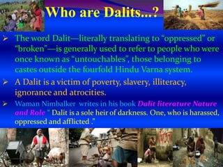 Who Are Known As Dalits : Dalits in India – ONXORX