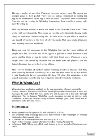 Research proposal :-“THE IMPACT OF WHATSAPP ON YOUTH IN BHAVNAGAR CITY” 