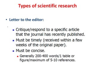 How to write and publish a research proposal | PPTX