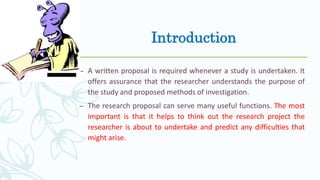 preparing a Research proposal | PPTX