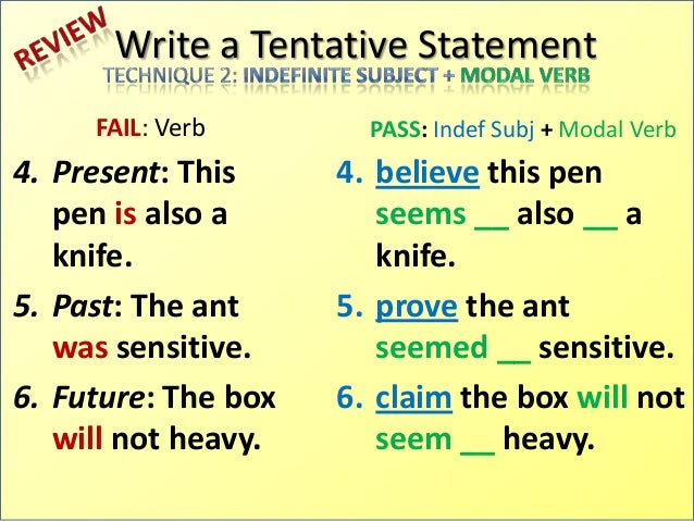 Parts of a thesis proposal