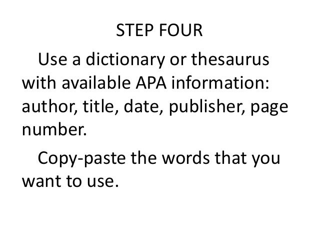 Definition of terms example image