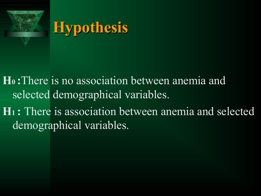 Anaemia research proposal picture