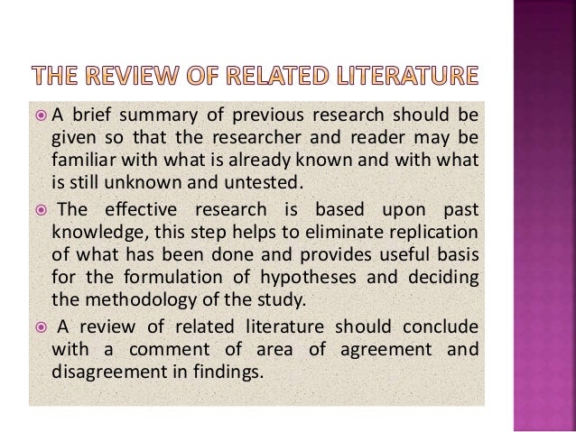 Research proposal: an overview