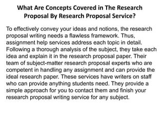 Unlocking the Power of Research Proposals: A Guide | PPTX