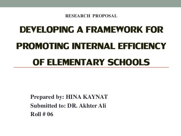 research proposal in education
