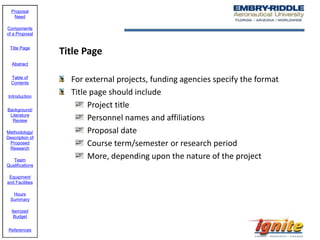 Title Proposal Introduction Research Proposal | PPTX