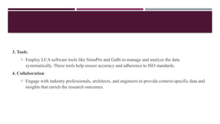 Research Proposal On Lca For Civil Engineering Pptx