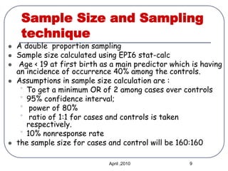 Case Sample Calculation Research Proposal Presentation.ppt
