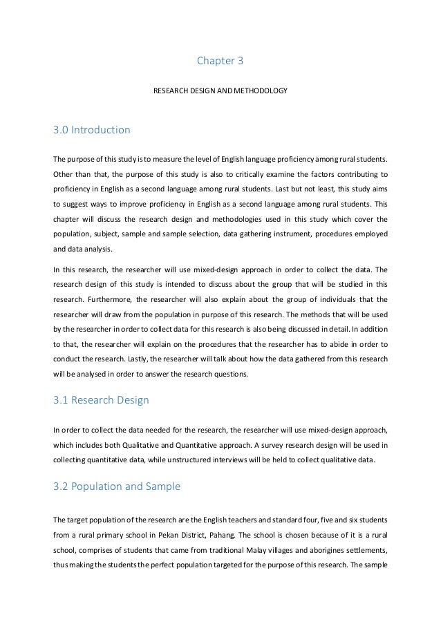 Research paper english proficiency