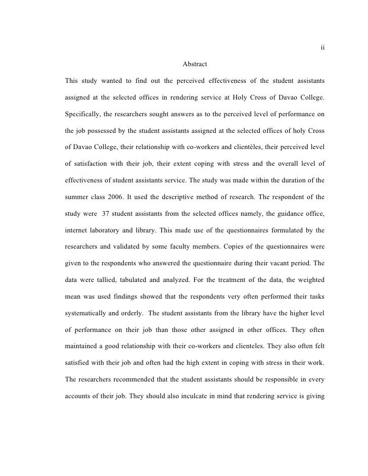 Scope delimitation study research paper