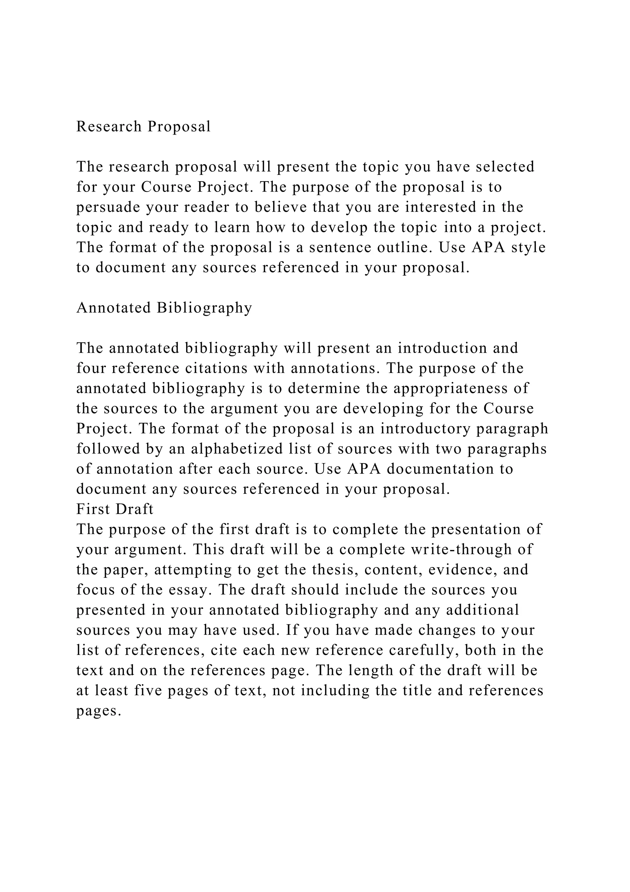 Research ProposalThe research proposal will present the topic .docx