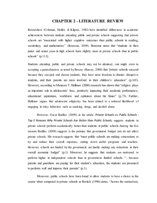 Private schools vs public schools essay