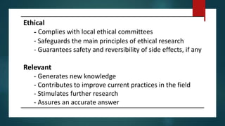 Identifying and formulating a research question: Ayurveda Perspective ...