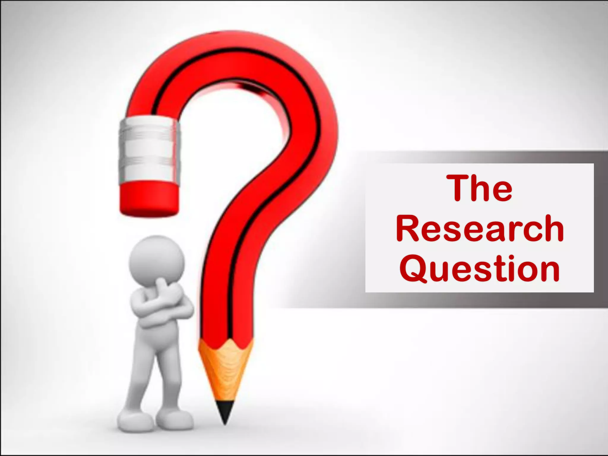 How to Write a Research Question | PPT