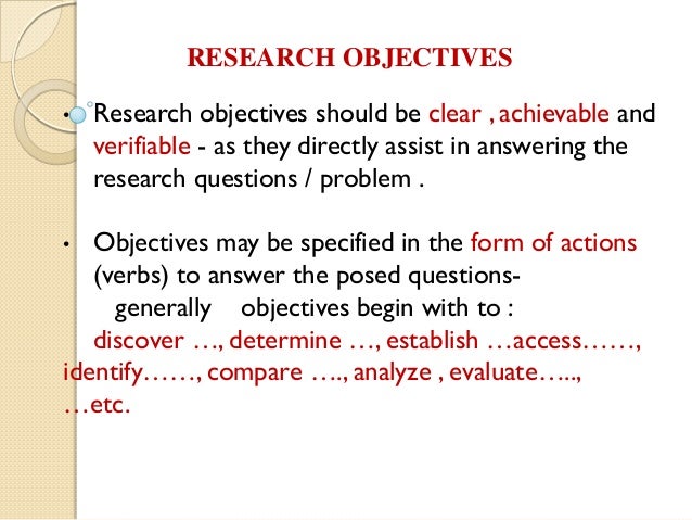research questions and research objectives how to form a research question
