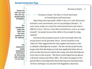 Sample Introduction Page
 