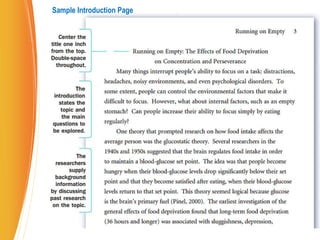 Sample Introduction Page
 