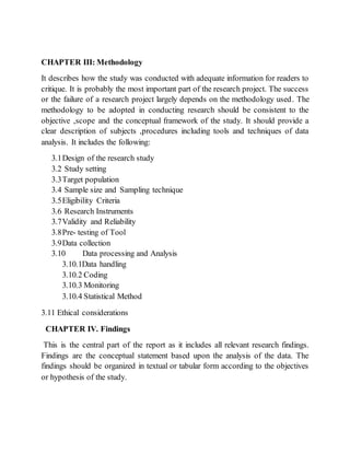 Methodology In Report Sample research report.docx