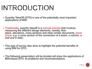 A survey on modeling guidelines for quantity takeoff-oriented BIM-based ...