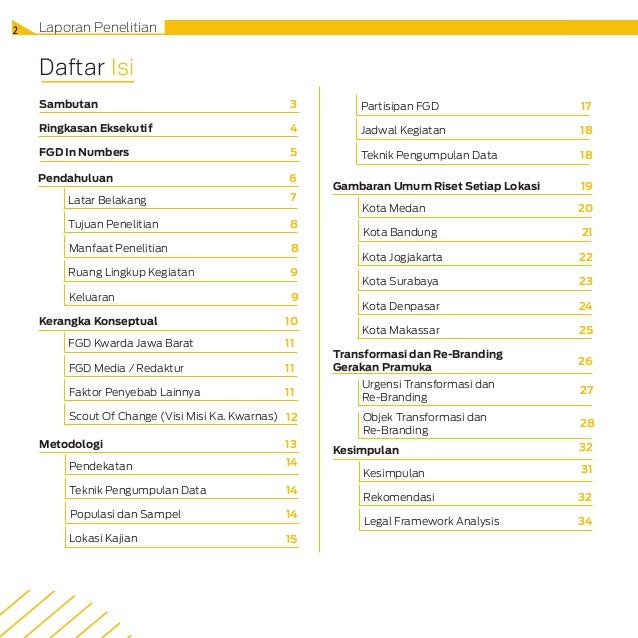 Laporan Hasil Penelitian Kualitatif Tentang Perubahan Gerakan Pramuka