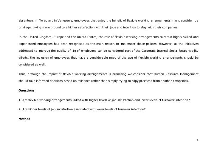 Benefits of flexible working research picture