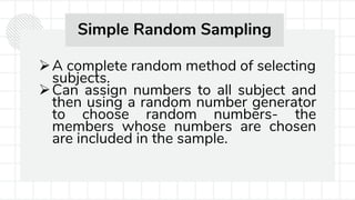 SAMPLING PROCEDURE & TECHNIQUES-Nursing Research Reporting | PPTX