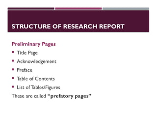 Mechanics of Writing a Research Report in social sciences | PPTX