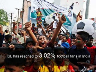 ISL has reached to 3.02% football fans in India
Image Source: www.sportskeeda.com
 