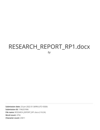 RESEARCH_REPORT_RP1.docx
by
Submission date: 23-Jan-2022 01:36PM (UTC+0500)
Submission ID: 1746257496
File name: RESEARCH_REPORT_RP1.docx (118.2K)
Word count: 4756
Character count: 25811
 