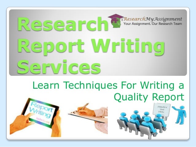 report writing services