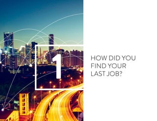 HOW DID YOU
FIND YOUR
LAST JOB?1
 