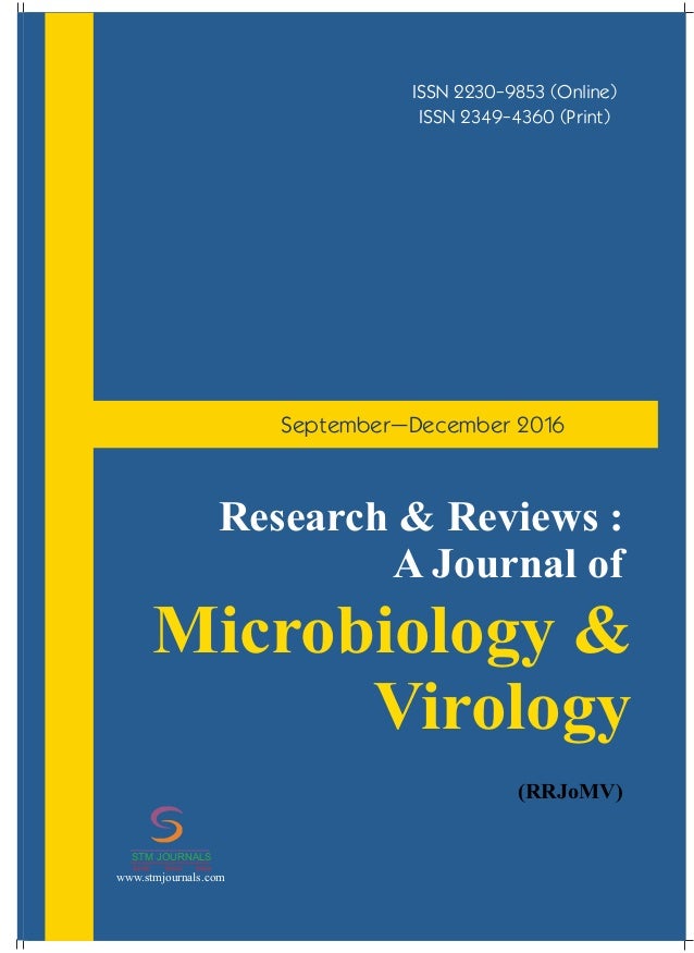 research & reviews a journal of microbiology & virology