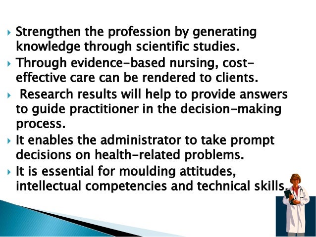 Researches in nursing