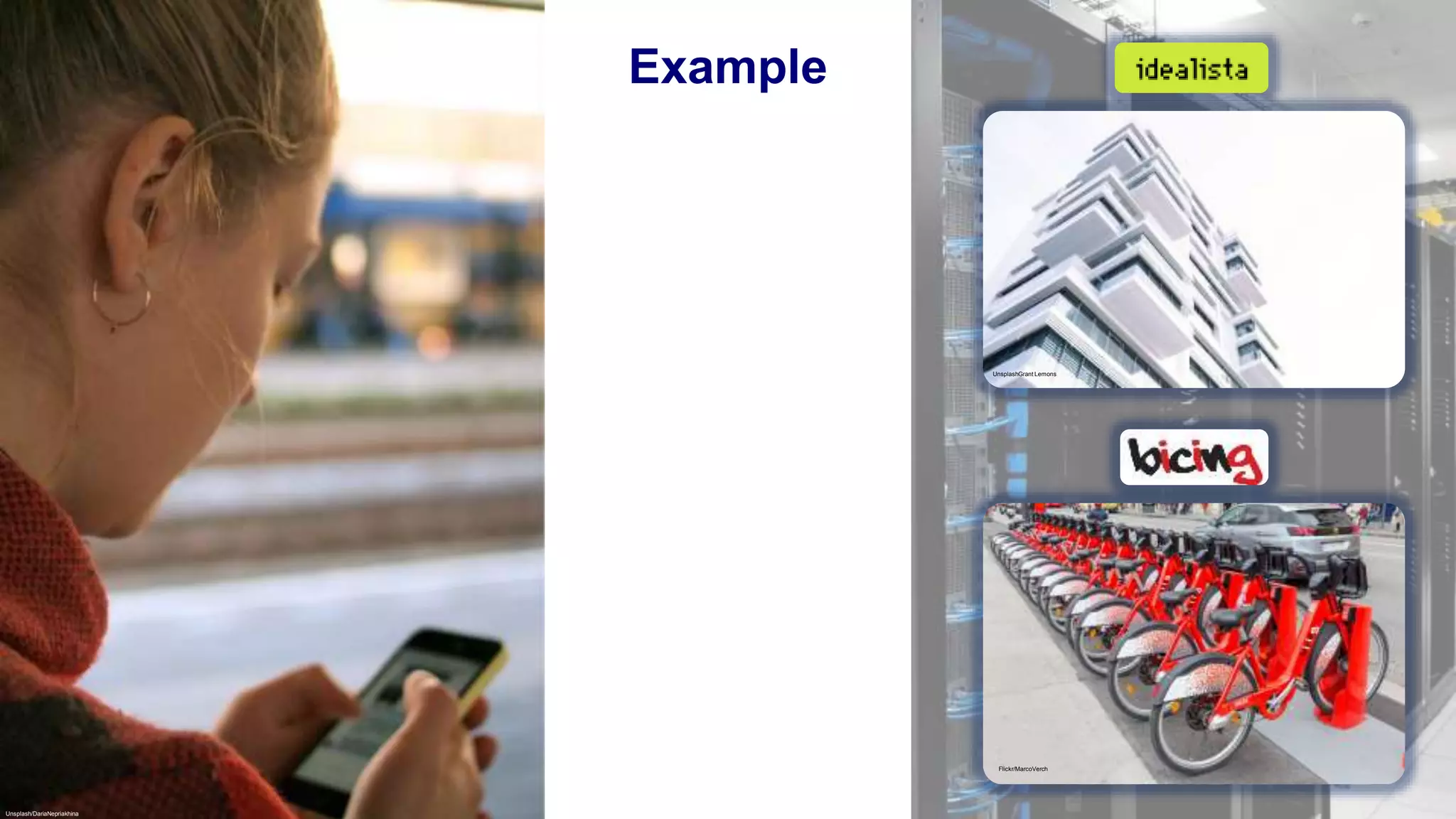 Unsplash/DariaNepriakhina
UnsplashGrant Lemons
Flickr/MarcoVerch
Example
 