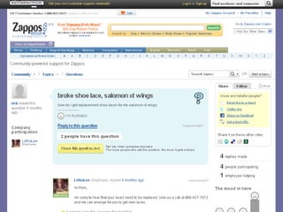 Examples Customers and Zappos 