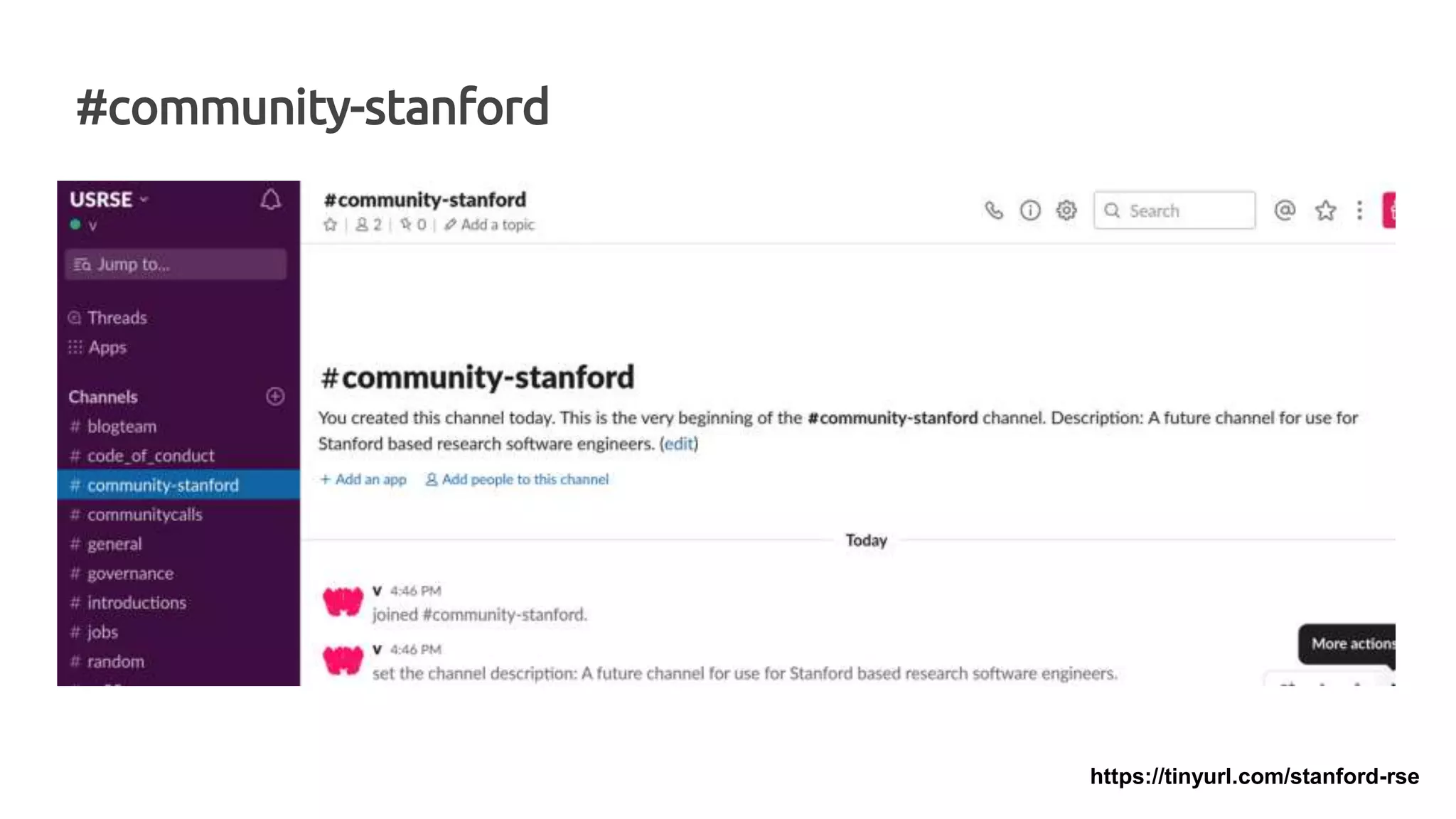 https://tinyurl.com/stanford-rse
#community-stanford
 
