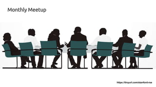 https://tinyurl.com/stanford-rse
Monthly Meetup
 