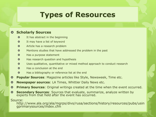 Research Sources and Techniques | PPTX | Databases | Computer Software ...