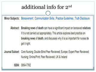 additional info for 2nd
 